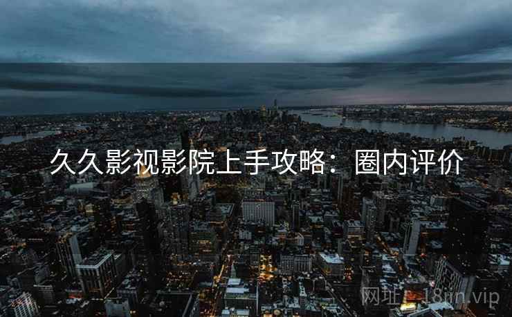 久久影视影院上手攻略：圈内评价