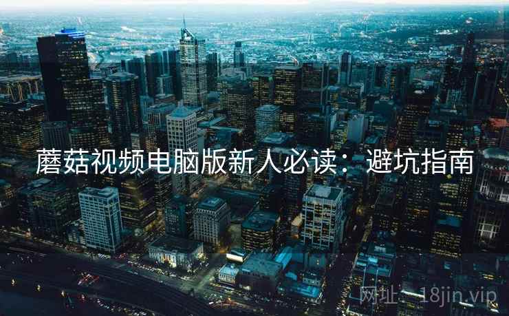 蘑菇视频电脑版新人必读：避坑指南