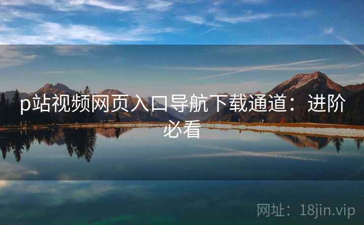p站视频网页入口导航下载通道：进阶必看