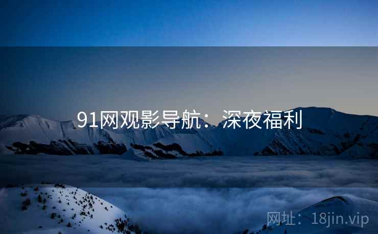 91网观影导航：深夜福利