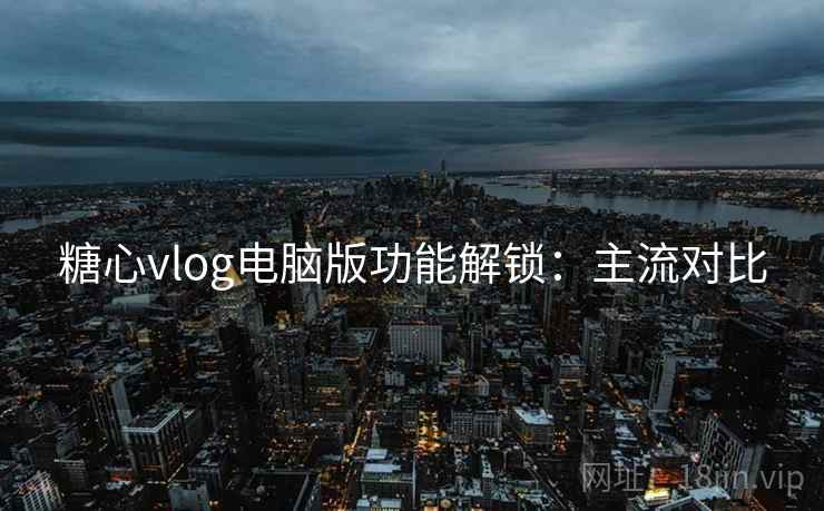 糖心vlog电脑版功能解锁：主流对比