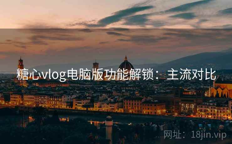 糖心vlog电脑版功能解锁：主流对比